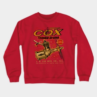 Cox .049 Thimble Drome model Engines USA Crewneck Sweatshirt